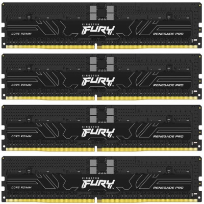 KINGSTON DIMM DDR5 64GB (Kit of 4) 4800MT/s CL36 FURY Renegade Pro ECC Reg PnP