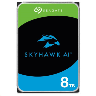 SEAGATE HDD 8TB SKYHAWK AI, 3.5", SATAIII, 7200 RPM, Cache 256MB