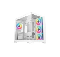 DEEPCOOL Case CG530 4F WH, ATX, Průhledná bočnice, 4x120mm ARGB, bílá