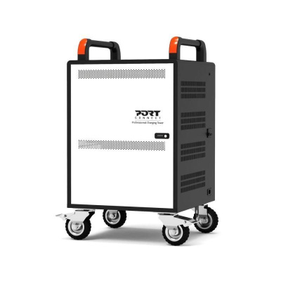 PORT CONNECT CHARGING CABINET 20 Notebooks + RACK 1xU 19’’, černý a béžový