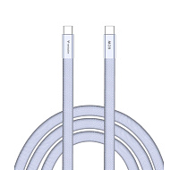 VERBATIM Kabel Sync & Charge SoftTouch USB-C, 60W, 120cm, fialová