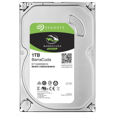 BAZAR - SEAGATE HDD 1TB BARRACUDA, 3.5", SATAIII, 7200 RPM, Cache 256MB, recertified product