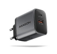 AXAGON ACU-PQ67 GaN nabíječka do sítě 67W, USB-A + USB-C, PD3.0/PPS/QC4+/SFC2.0/Apple