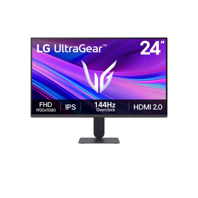 LG MT IPS LCD LED 23,8" 24G411A-B - IPS panel, 1920 x 1080, 144Hz, 5ms, G-sync, HDMI, DP
