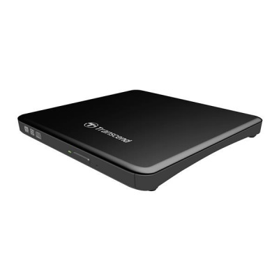 TRANSCEND externí DVD vypalovačka slim, USB 2.0, Black (+CyberLink Media Suite 10)