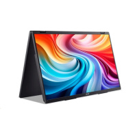 ACER LCD PD163QTbmiuux DUAL SCREEN,40cm (15.6"),60Hz,250nits,8ms,Repro,Audio,Vesa,HDMI,USB,Black