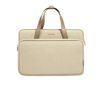 tomtoc Shoulder Bag - 14" a 13" MacBook Pro / Air, khaki