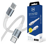 3mk Hyper Cable N-SERIES C to C 2m PD 3.0 QC 3.0 20V/5A 100W White