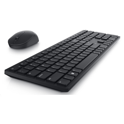 DELL Pro Wireless Keyboard and Mouse - KM5221W - US International (QWERTY) - Black
