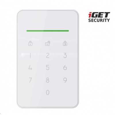 iGET SECURITY EP13 - Bezdrátová klávesnice s RFID čtečkou pro alarm iGET SECURITY M5