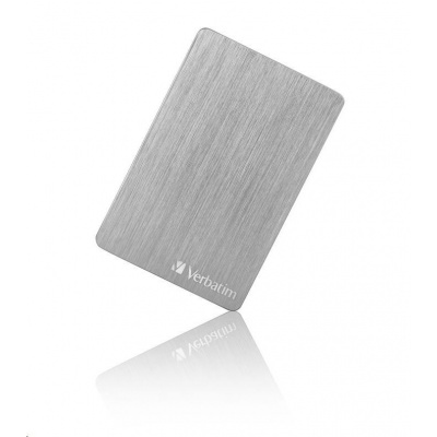 VERBATIM HDD 2.5" 2TB Store 'n' Go ALU Slim Portable Hard Drive USB 3.2, Silver