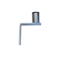 Držák antény na zeď mini, galvanický zinek, délka 8,5cm, výška 5cm