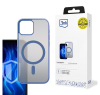 3mk ochranný kryt Frosty MagCase Blue pro Apple iPhone 12 Pro Max