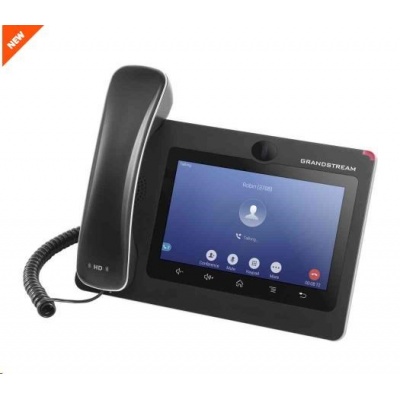 Grandstream GXV3370 [IP video-telefon s Androidem 7.0, PoE+, WiFi, 7" dotykové LCD, mini HDMI, SD card slot, USB]