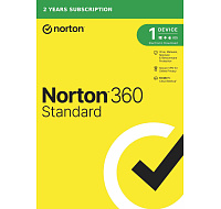 NORTON 360 STANDARD 10GB + VPN 1 uživatel pro 1 zařízení na 2 roky ESD 1+1 (50%)