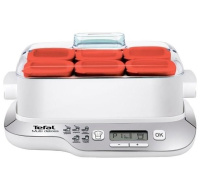 BAZAR - Tefal YG660 jogurtovač, 600 W, 6 nádob, bílá - poškozený obal