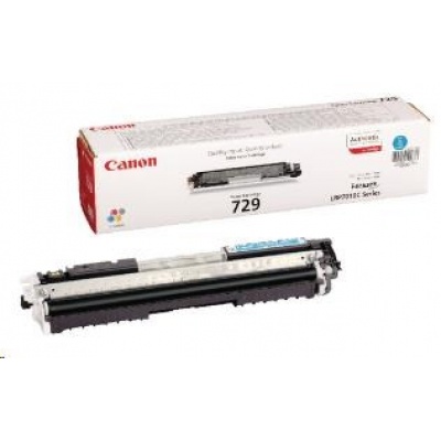 Canon TONER CRG-729C azurový pro i-Sensys LBP7010C , LBP7010C, LBP7018C (1 000 str.)