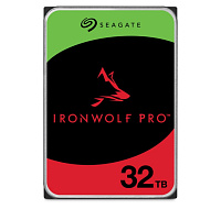 SEAGATE HDD 32TB IRONWOLF PRO, 3.5", SATA 6 Gb/s, 7200 RPM, Cache 512MB, CMR