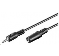 PREMIUMCORD Kabel audio 3,5mm Jack - Jack prodlužovací 10m (M/F, stereo)
