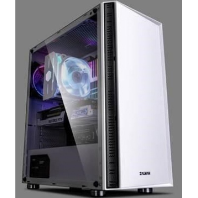 ZALMAN skříň R2 White,  ATX bez zdroje, RGB