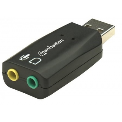 MANHATTAN Zvuková karta USB 3-D Sound Adapter