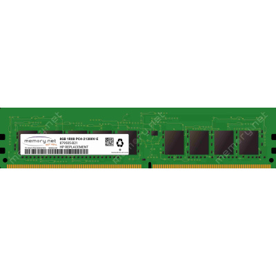 BAZAR - HPE 8GB (1x8GB) SR x8 DDR4-2666 CAS191919 Unbuff Std Mem Kit ml30/dl20g10/microserverG10+ - Rozbaleno (Náhradní