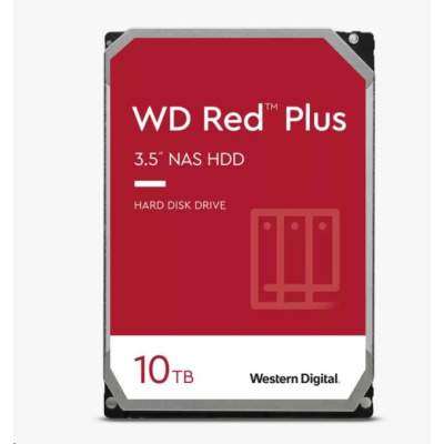 WD RED PLUS NAS WD120EFGX 12TB, SATA III 3.5", 512MB 7200RPM, 260MB/s, CMR