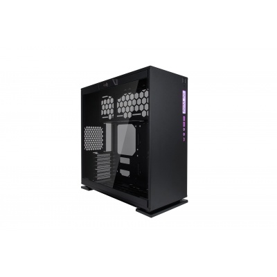 IN WIN skříň 303C, Black, Mid Tower, bez zdroje, RGB + Front USB 3.1 type C