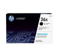 HP 26X Black LJ Toner Cart, CF226X (9,000 pages)