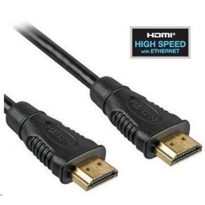 PREMIUMCORD Kabel HDMI High Speed + Ethernet (v1.4) 10m, zlacené konektory