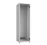 Solarix Rozvaděč LC-50 42U, 600x600 RAL 7035, skleněné dveře, 1-bodový zámek