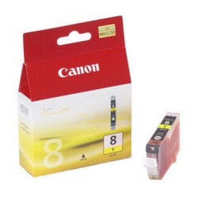 Canon CARTRIDGE CLI-8Y žlutá pro iX4000,5000, MP-500, MP-800, PIXMA iP300,3500, iP4200,4300, iP4500, iP4500 (490 str.)