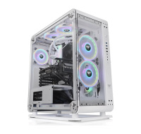 THERMALTAKE Case Core P6 Snow, ATX, Průhledná bočnice, bílá
