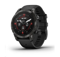 BAZAR - Garmin Epix Pro Sapphire 47 mm - Carbon Gray DLC titanium with black silicone band, EU - použité