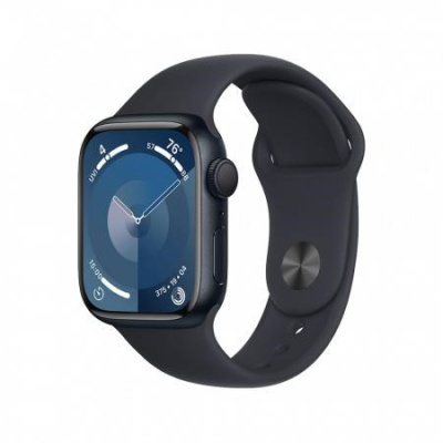 APPLE Watch Series 9 GPS 45mm Midnight Aluminium Case with Midnight Sport Band - M/L