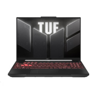ASUS NTB TUF Gaming A16 (FA607NU-RL061), R5-7535HS, 16" 1920x1200, 16GB, 512GB SSD, Radeon+RTX 4050, No OS, Mecha Gray