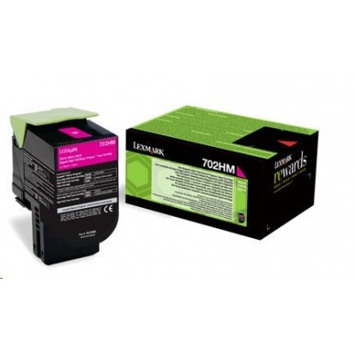 LEXMARK Magenta toner 702HM pro CS310/410/510 z programu Lexmark Return (3 000 stran)