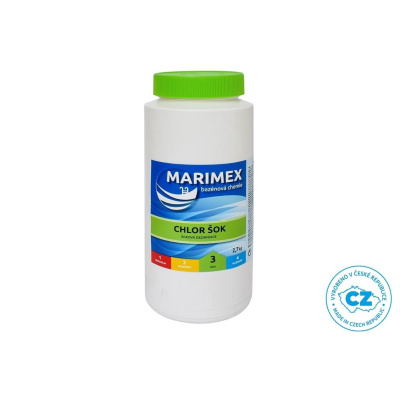 Marimex Chlor Šok 2,7 kg - bazénová chemie - ŘASY
