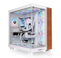 THERMALTAKE Case View 380 XL WS ARGB, Průhledná bočnice, bílá