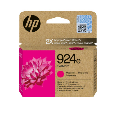 HP 924e EvoMore Magenta Original Ink Cartridge (800 pages)