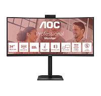 AOC MT VA 34" CU34E4CW - VA panel, 3440x1440, 120Hz, HDMI, DP, USB-C, posk obal