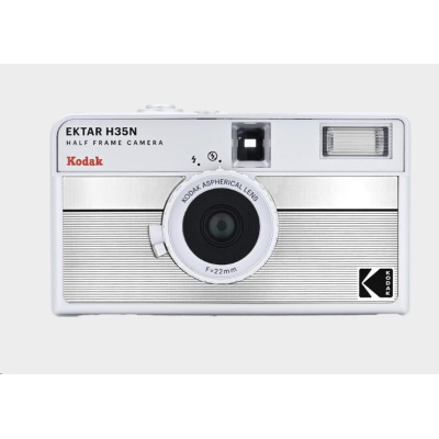 BAZAR - Kodak EKTAR H35N Camera Striped Silver - Poškozený obal (Komplet)