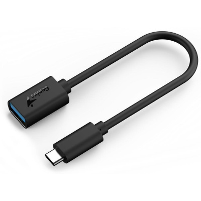 GENIUS ACC-C2AC redukce USB-C na USB-A, černá