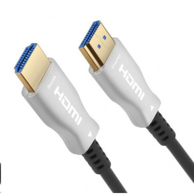 PREMIUMCORD Kabel HDMI optický fiber High Speed with Ether. 4K@60Hz, 50m, M/M, zlacené konektory