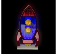 2Kids Toys LED NEON LIGHT lampička Raketa