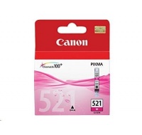 Canon CARTRIDGE CLI-521M purpurový pro iP3600, iP4600, iP4700, MP540, MP550,560, MP620,630,640, MP980,990 (470 str.)