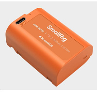 SmallRig 4979 Camera Battery USB-C Rechargeable DMW-BLK22 Orange