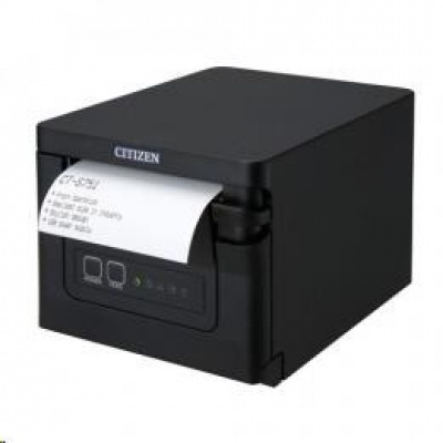 Citizen CT-S751, USB, BT (iOS), 8 dots/mm (203 dpi), cutter, black