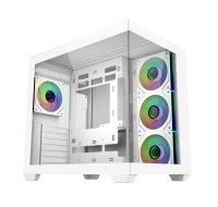 Cooler Master case Elite 681, ATX, Průhledná bočnice, 4x 120mm ARGB Fan, Bílá