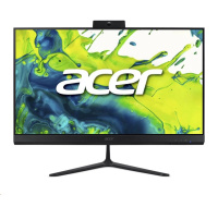 ACER PC AiO Aspire C24-2G_LubC5120U_65W,Core5 120U,23.8" FHD,8GB,512GB SSD,UHD,W11 Pro,Black
